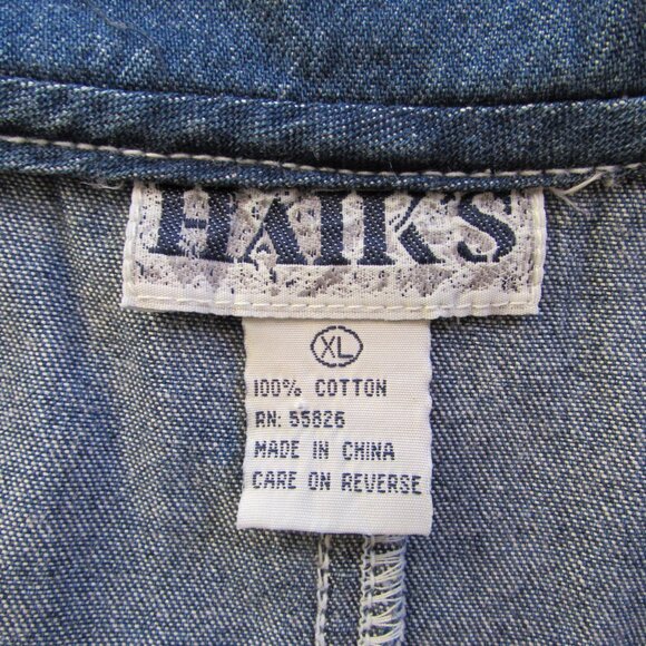 Haiks Vintage Jumper Dress XL Sailor Collar Boat Anchor Buttons Nautical Coastal - Picture 3 of 16